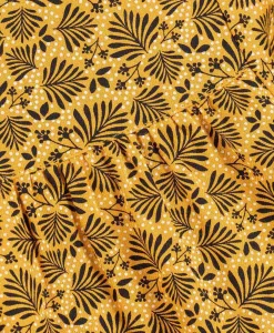 ROBE ML IMPRIME JAUNE OCRE RAVISO