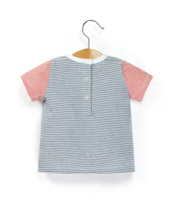 SALOPETTE COURTE + HAUT DENIM CLAIR REVO