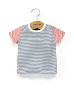 SALOPETTE COURTE + HAUT DENIM CLAIR REVO
