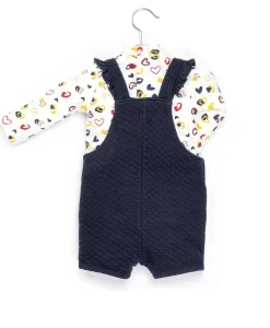 SALOPETTE COURTE + HAUT INDIGO ILIZIA