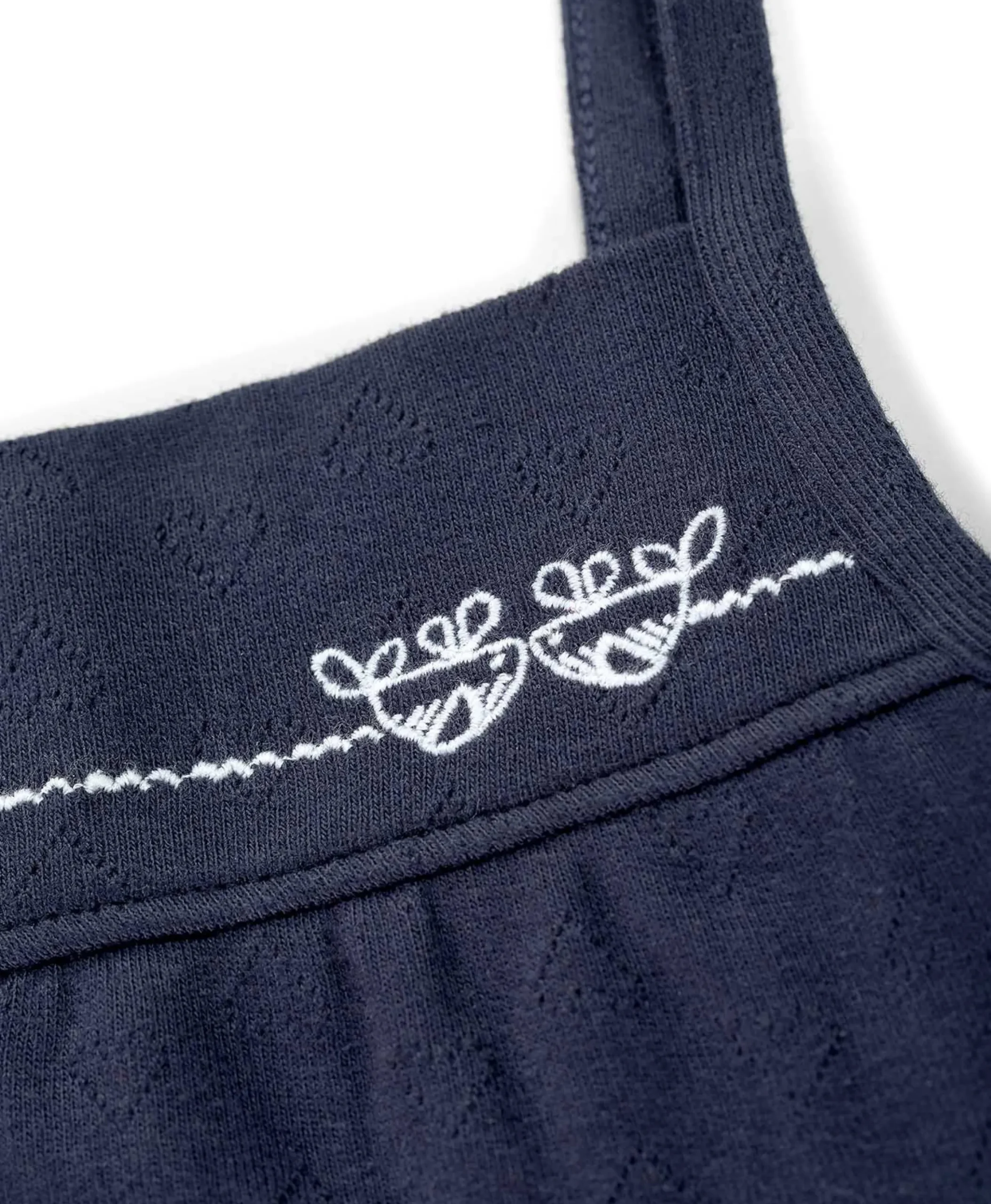 SALOPETTE COURTE + HAUT INDIGO RIVELA