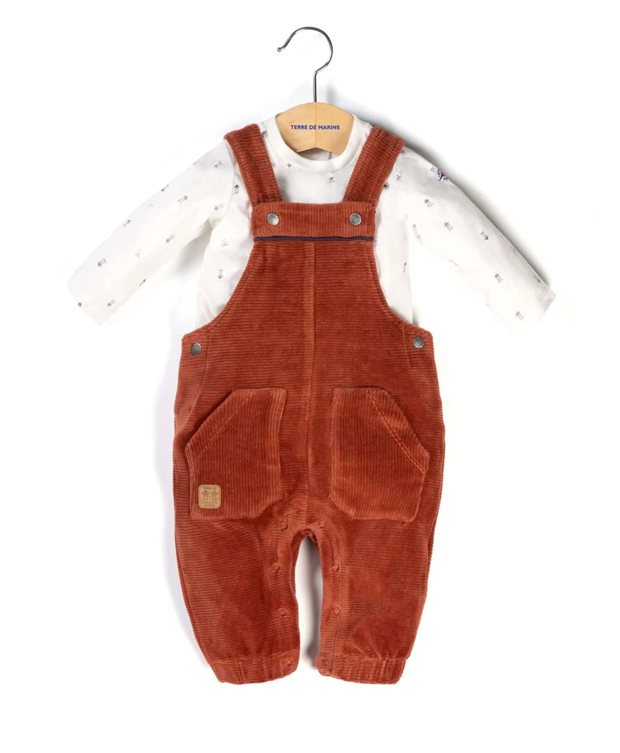 SALOPETTE LONGUE + HAUT TERRACOTTA CAPARDI