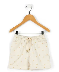 SHORT IMPRIME FOND GREGE QUILYS