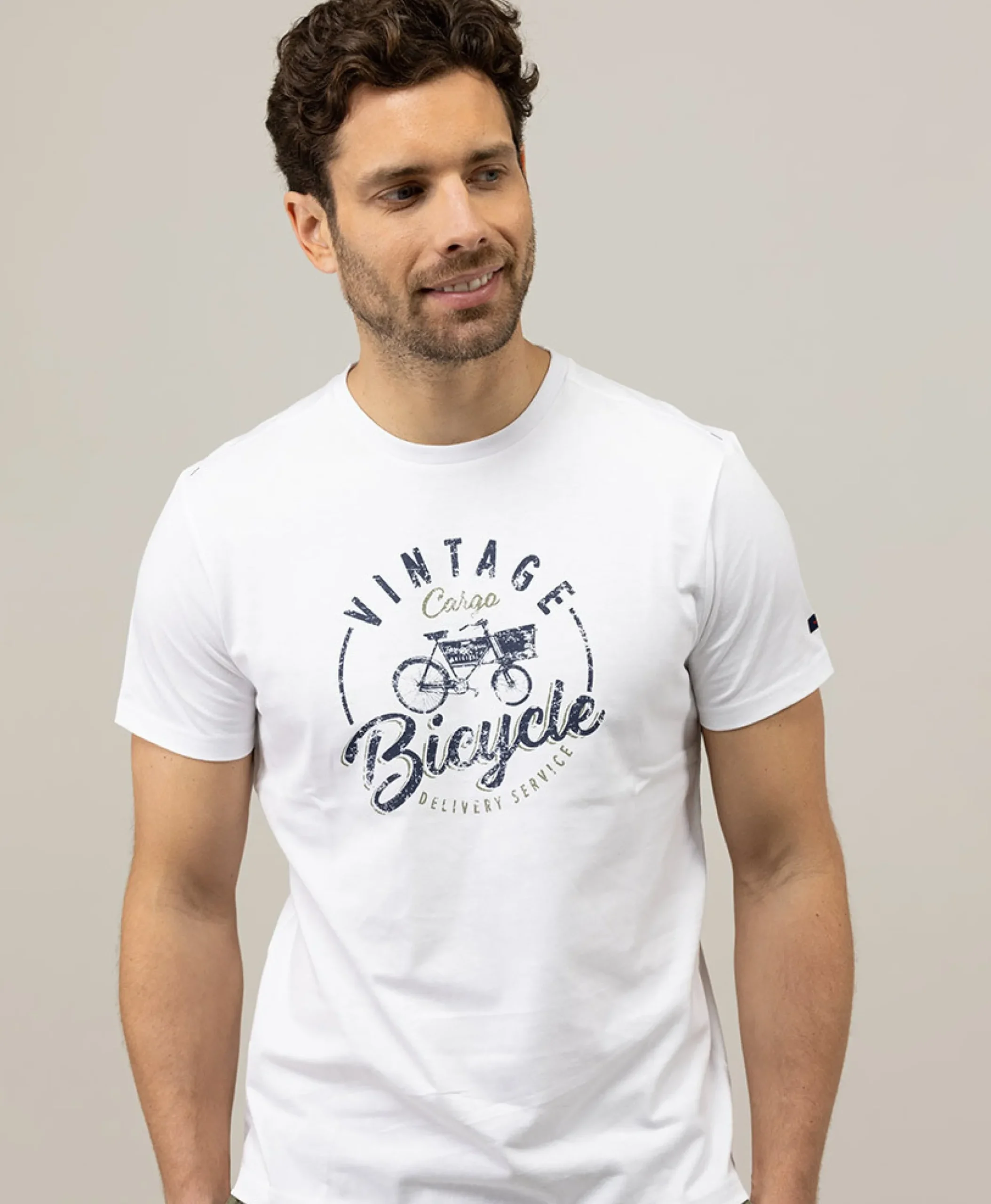 TEE SHIRT MC BLANC OPTIQUE AZURO