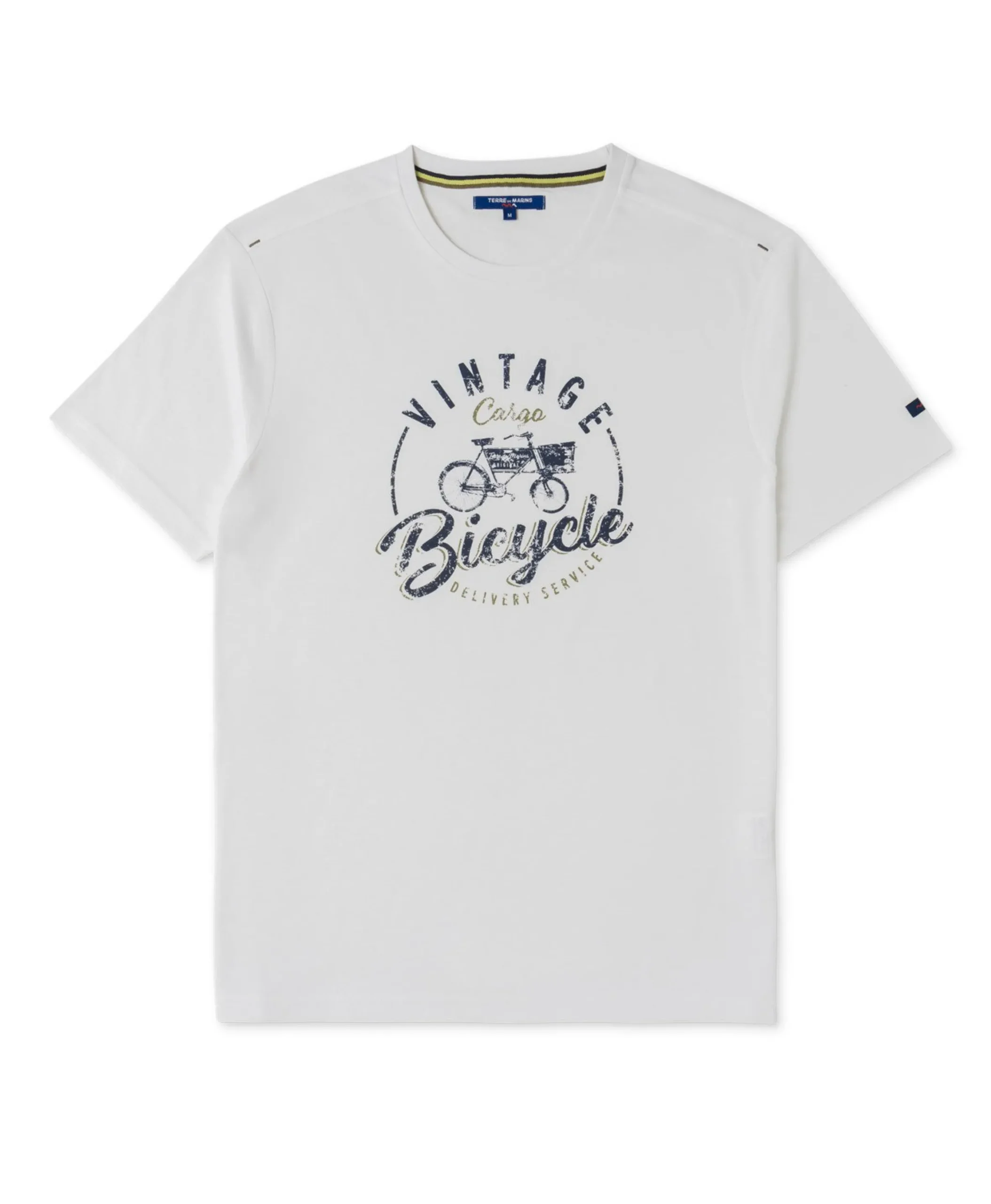 TEE SHIRT MC BLANC OPTIQUE AZURO