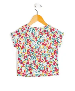 TEE SHIRT MC IMPRIME FLEUR ALAMPE