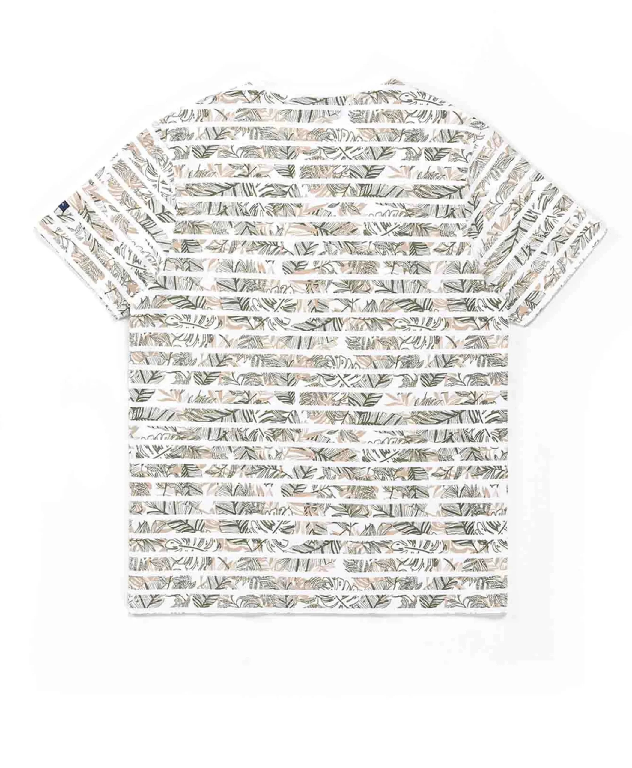 TEE SHIRT MC IMPRIME KAKI ALORA
