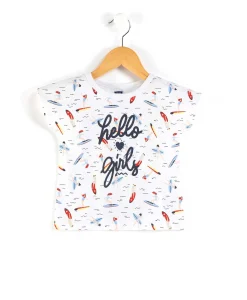 TEE SHIRT MC IMPRIME MULTICO ATINA