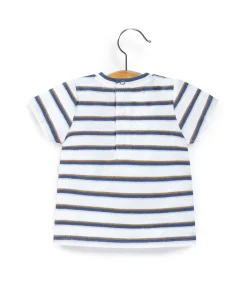 TEE SHIRT MC RAYE MULTICOLORE COUROL