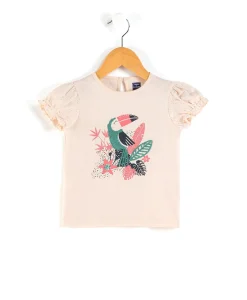 TEE SHIRT MC ROSE SMOOTHIE ADOVE