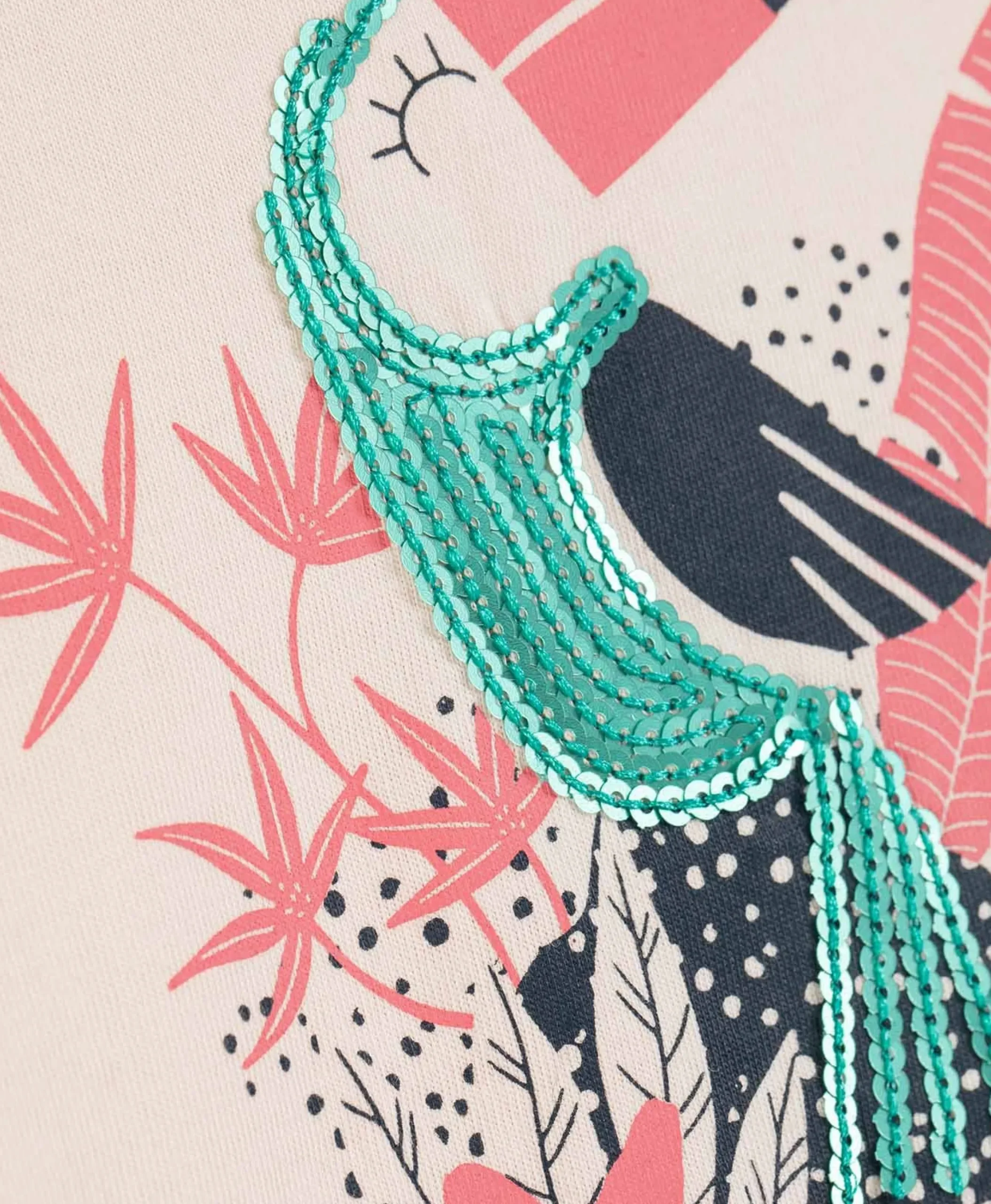 TEE SHIRT MC ROSE SMOOTHIE ADOVE