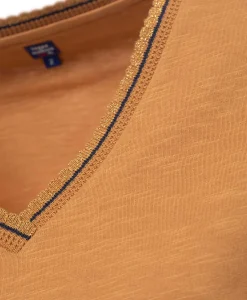 TEE SHIRT ML CAMEL CLAIR ERODA