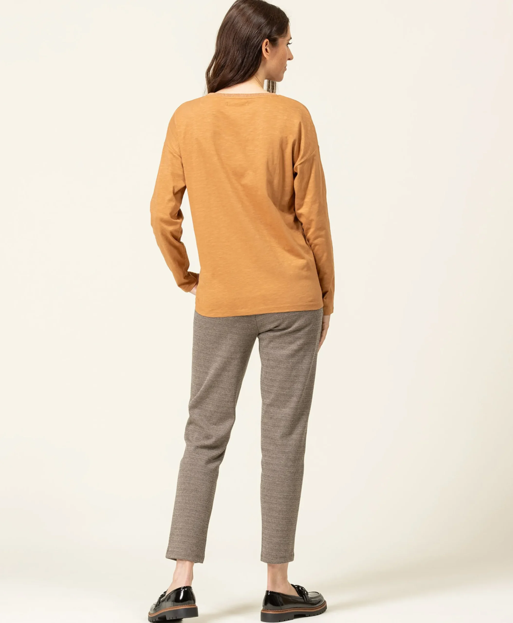 TEE SHIRT ML CAMEL TRIOL