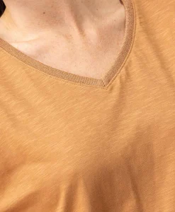 TEE SHIRT ML CAMEL TRIOL