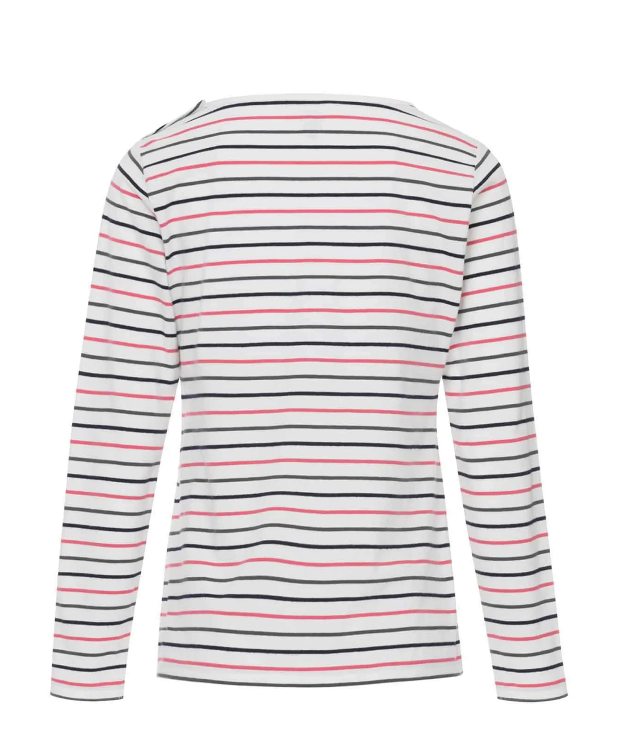 TEE SHIRT ML FOND NATUREL RAYE MULTICOLORE SABIRE