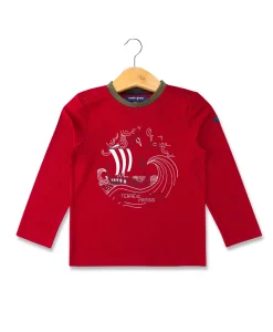 TEE SHIRT ML GRENAT TONILI