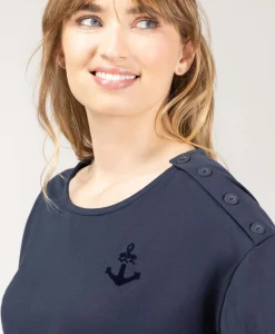 TEE SHIRT ML INDIGO MERITAGE