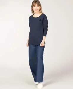 TEE SHIRT ML INDIGO MERITAGE