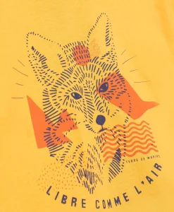 TEE SHIRT ML JAUNE MIEL CANILI