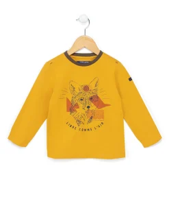 TEE SHIRT ML JAUNE MIEL CANILI