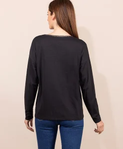 TEE SHIRT ML NOIR TRIOL