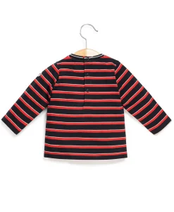 TEE SHIRT ML RAYE MULTICOLORE ETALO