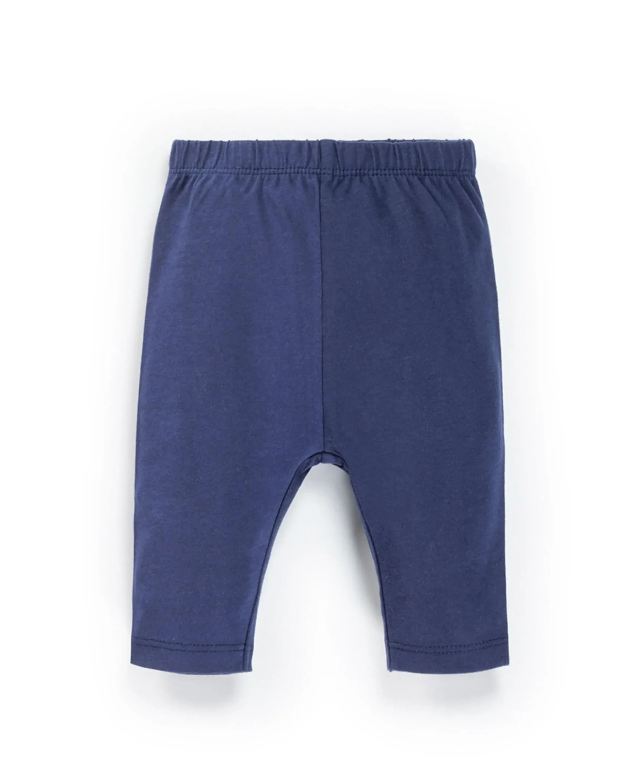 TUNIQUE + LEGGINGS FOND BLANC RAYE MARINE CHANCA