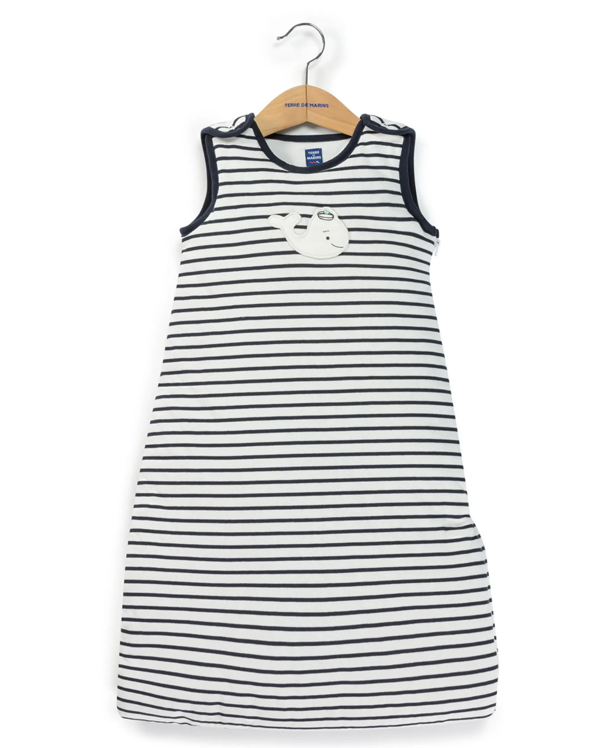 TURBULETTE SsM FOND NATUREL RAYE INDIGO MIGOT