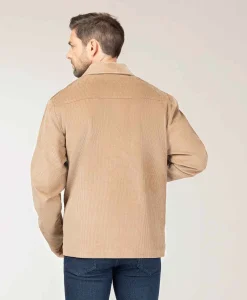 VESTE ML BEIGE VELOUR