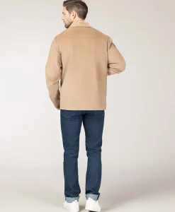 VESTE ML BEIGE VELOUR