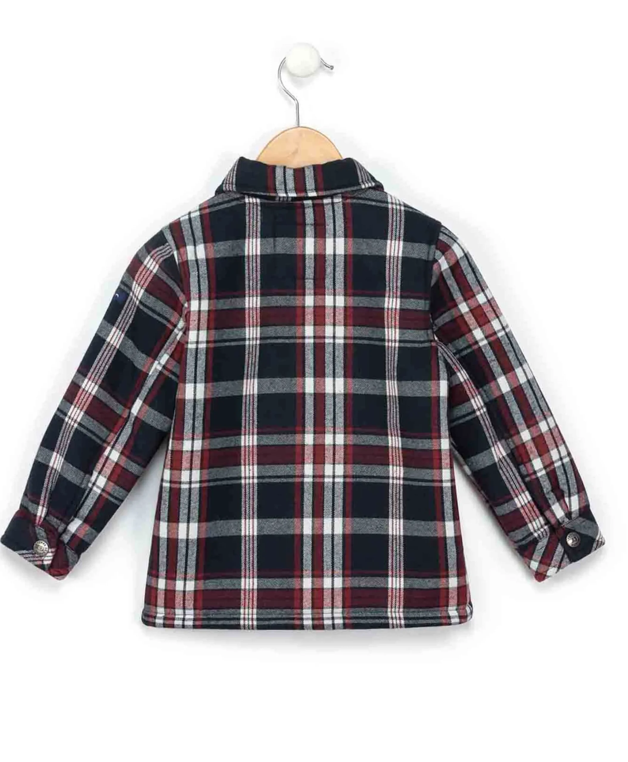 VESTE ML CARREAUX INDIGO COZIO