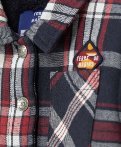 VESTE ML CARREAUX INDIGO COZIO