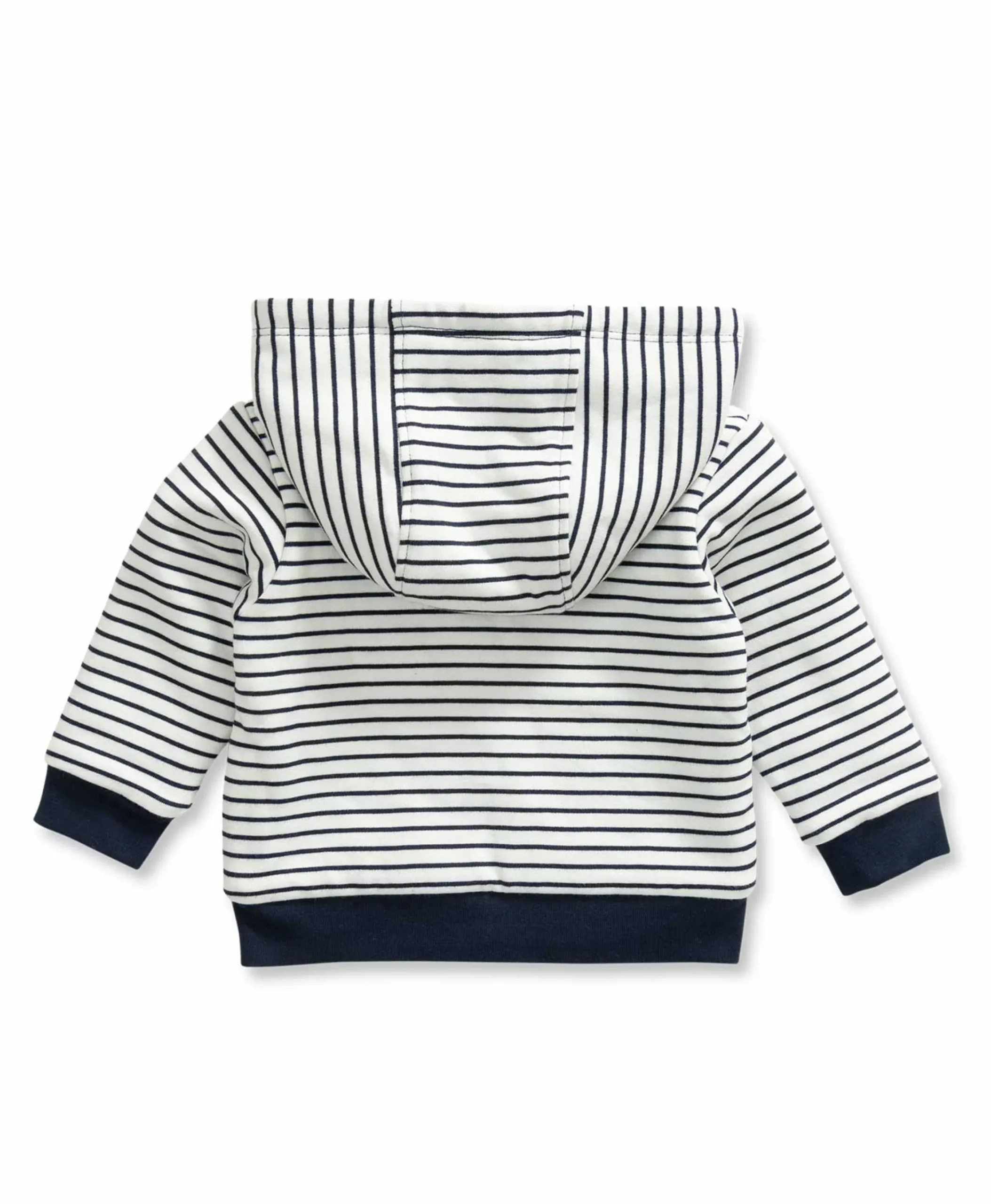 VESTE ML FOND NATUREL RAYE INDIGO VOLT