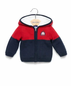 VESTE ML INDIGO/ ROUGE RUBIS ITOLI