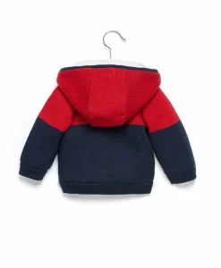 VESTE ML INDIGO/ ROUGE RUBIS ITOLI