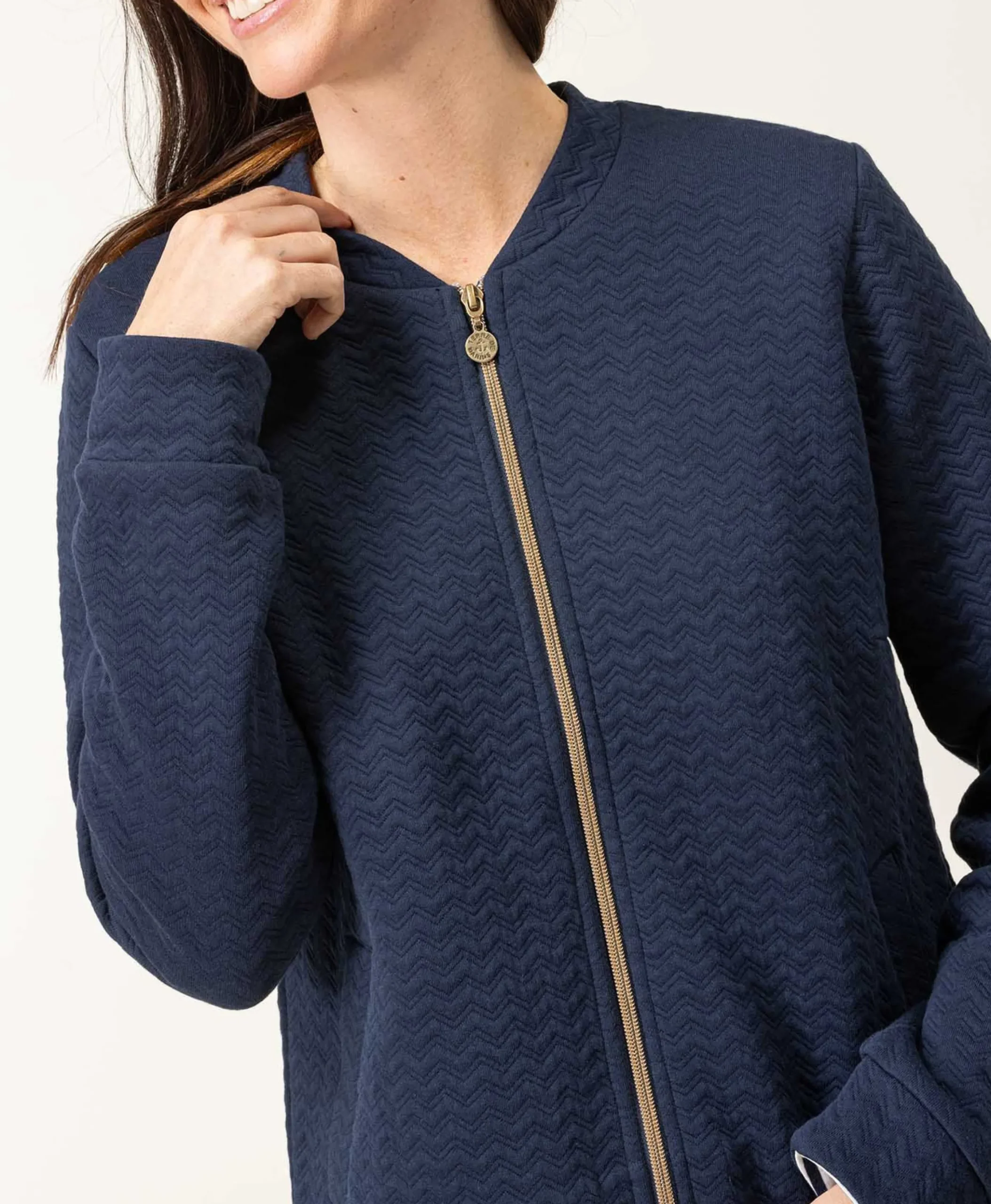 VESTE ML INDIGO VINELLE