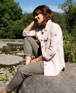 VESTE ML ROSE PALE CALUSO