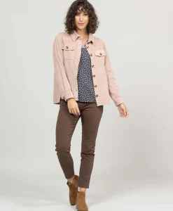 VESTE ML VIEUX ROSE RINAR