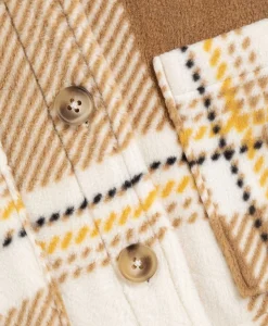 VESTE POLAIRE CARREAUX MULTICOLORE VEPOLKA