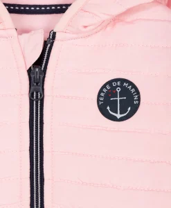 VESTE POLAIRE ROSE CLAIR QORIAL