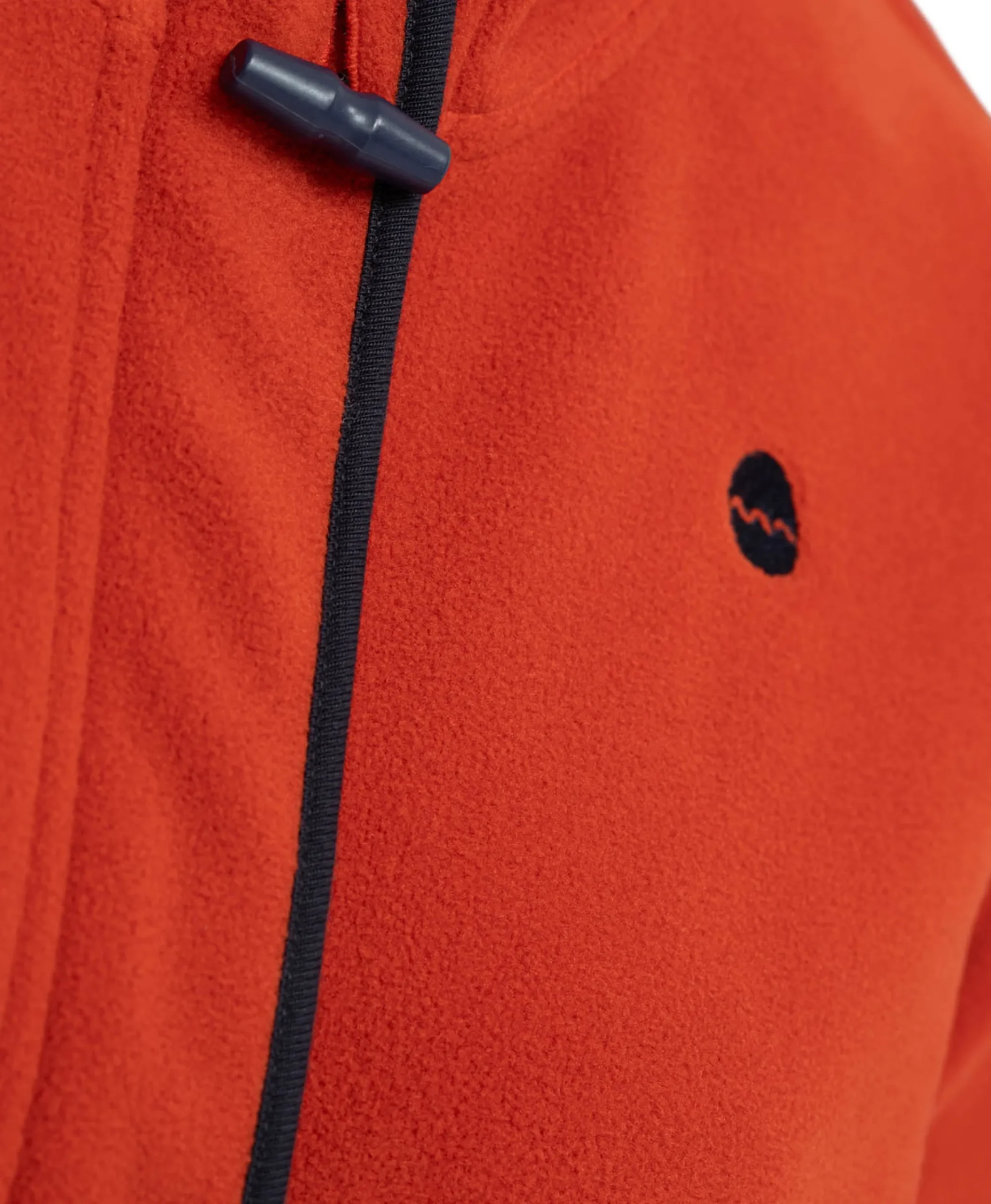 VESTE POLAIRE ROUGE BRIQUE NECAR